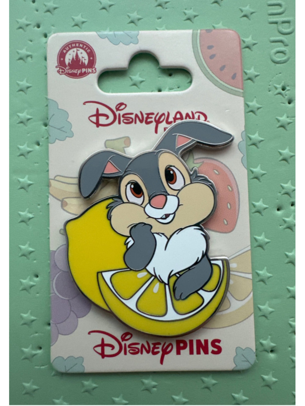 Disney Bambi Thumper Fruit Lemon Pin - Disneyland Paris